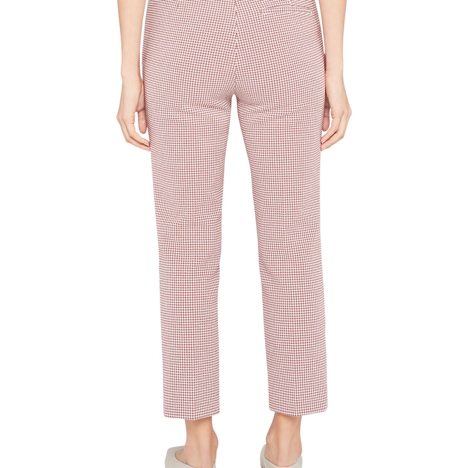 Theory Women Treeca Houndstooth Ankle Pants