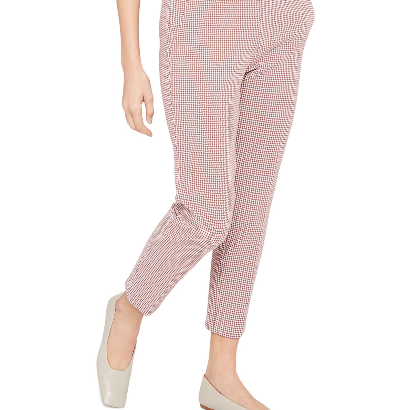 Theory Women Treeca Houndstooth Ankle Pants