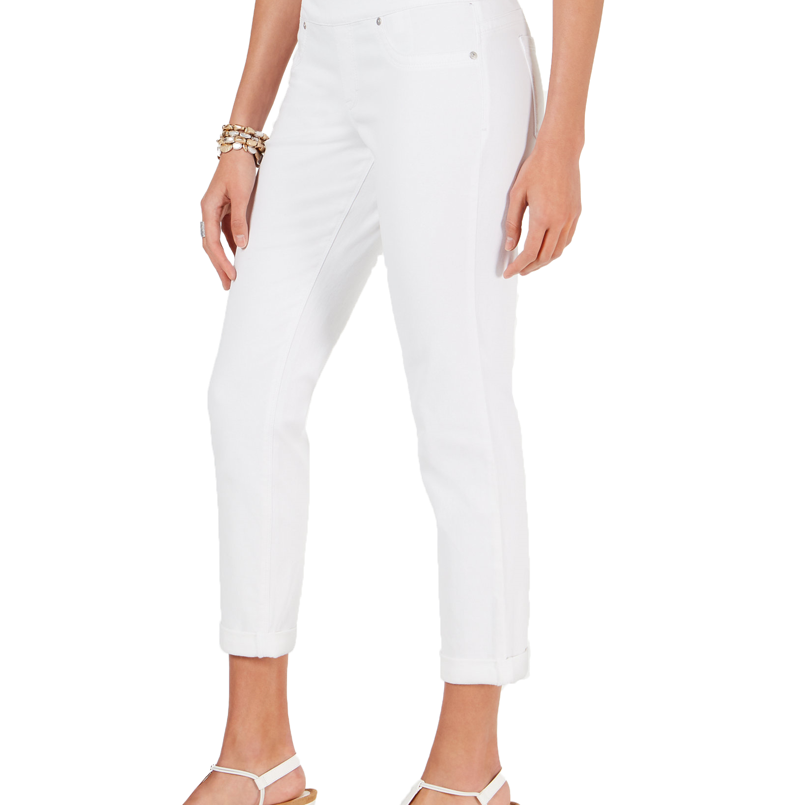 Style & Co Women Pull On Boyfriend Jeans