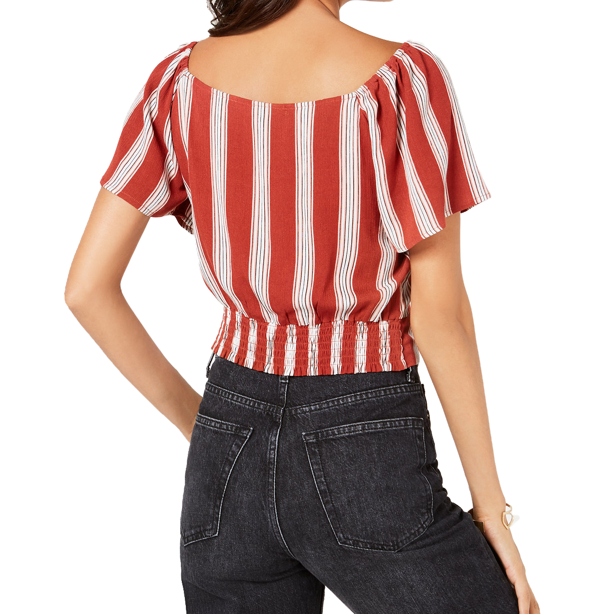 Gypsies & Moondust Women Tie Front Prairie Blouse