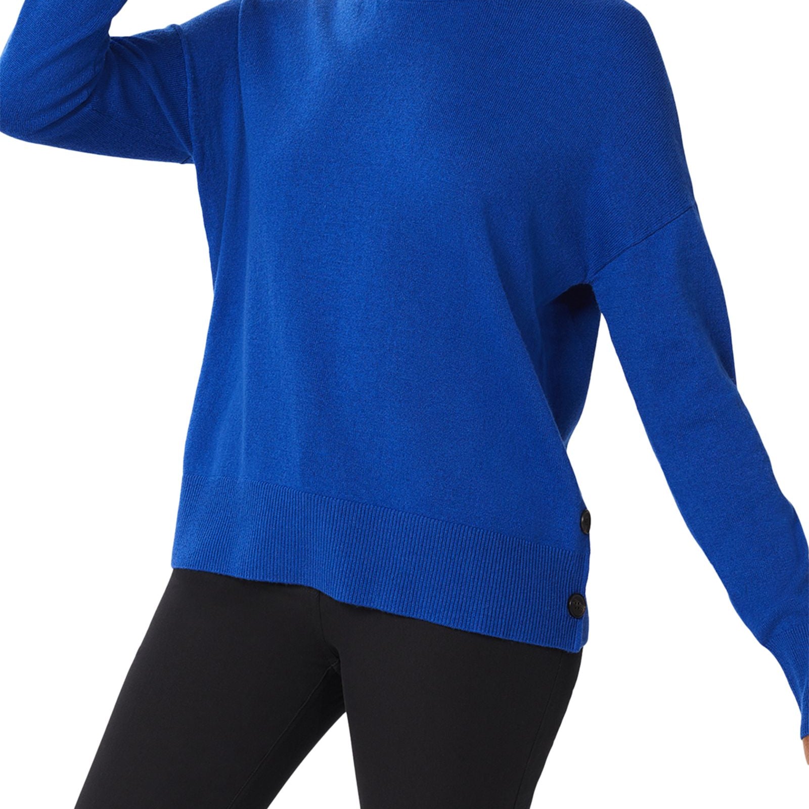 HOBBS LONDON Womens Elle Sweater Bright Blue