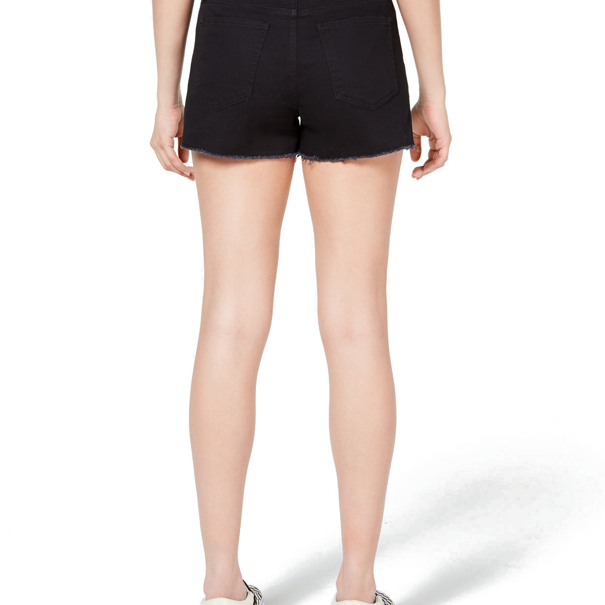 Tinseltown Juniors Frayed Denim Shorts