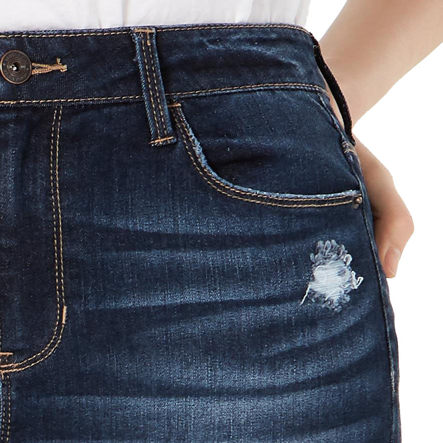 Vanilla Star Women Ripped High Rise Skinny Jeans