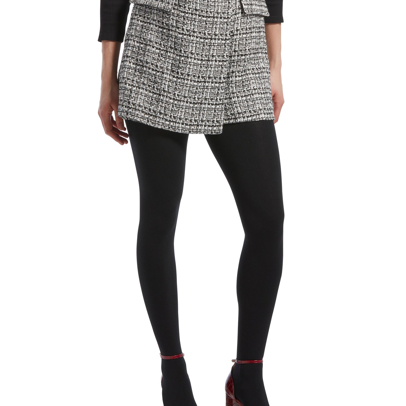 Hue Women Brushed Tights Black