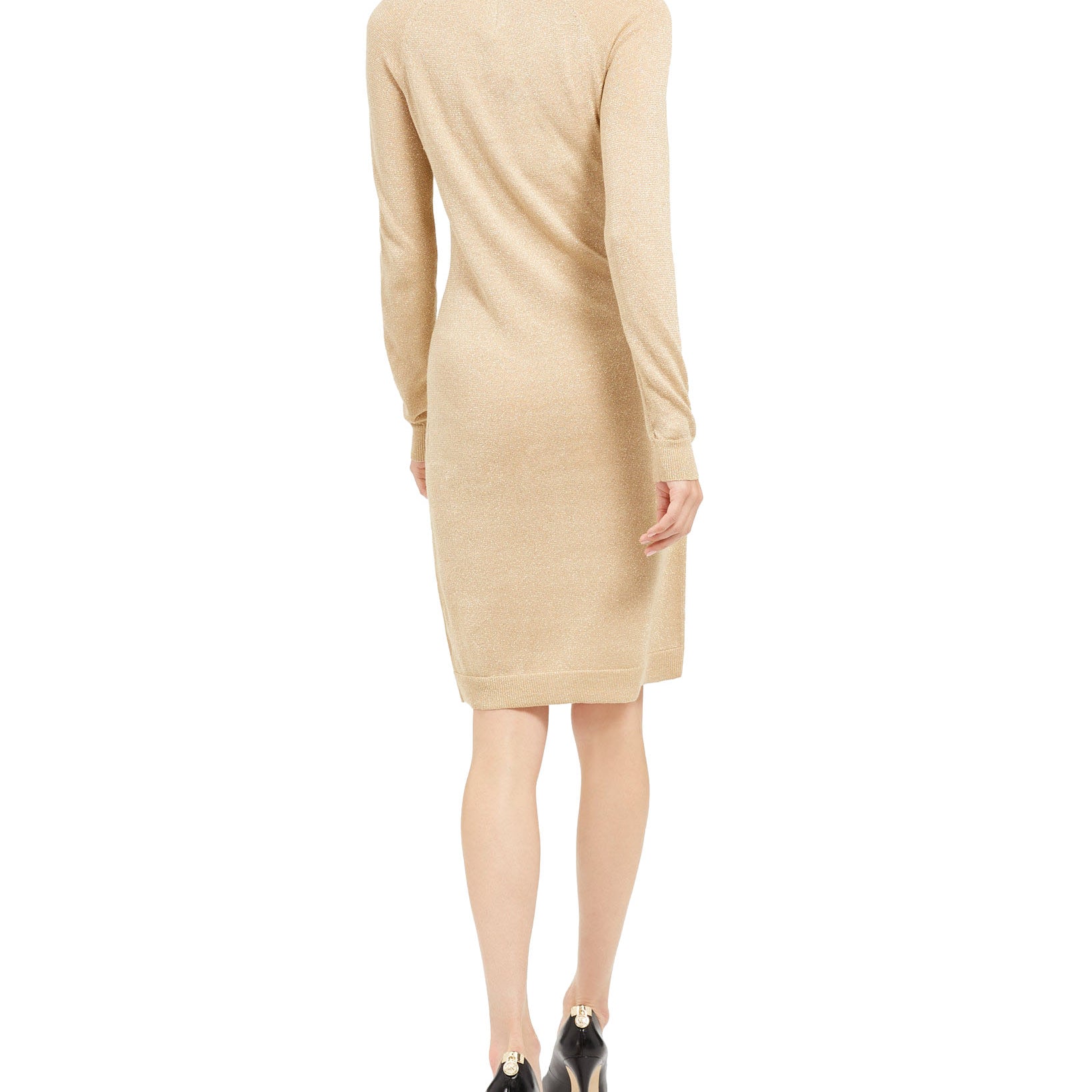 MICHAEL Michael Kors Women Twist Neck Sweater Dress