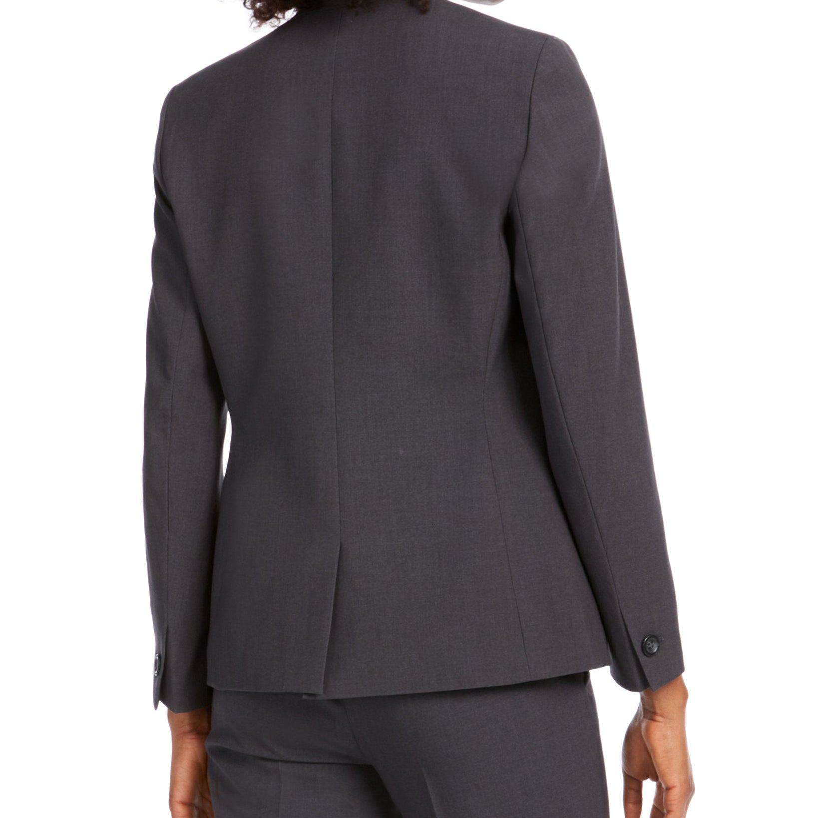 Bar III Women Collarless Open Front Blazer