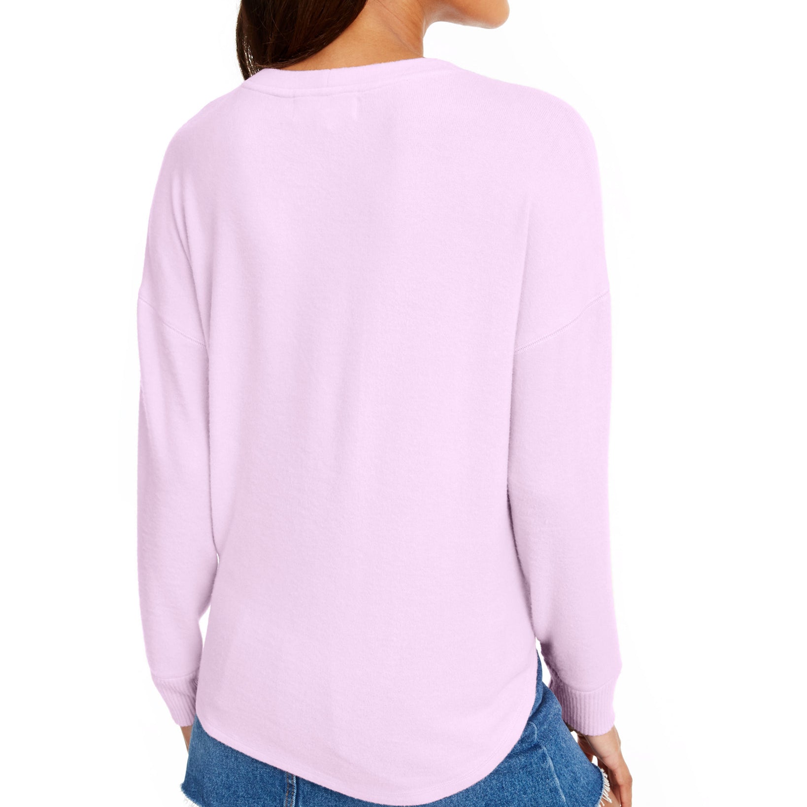 Hippie Rose Women Cozy Tie Front Shirt