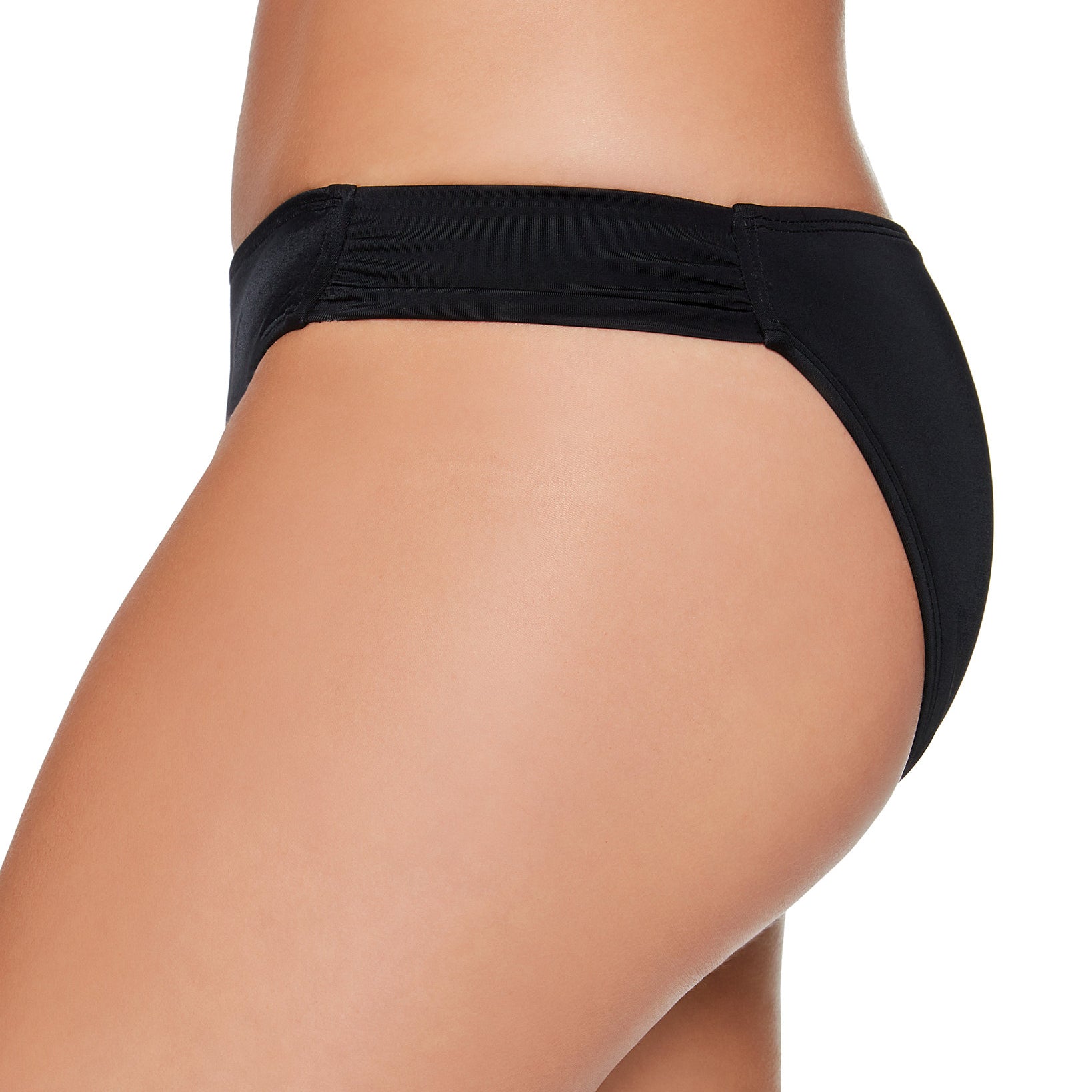 Salt + Cove Women Solid Side Tab Hipster Bikini Bottoms