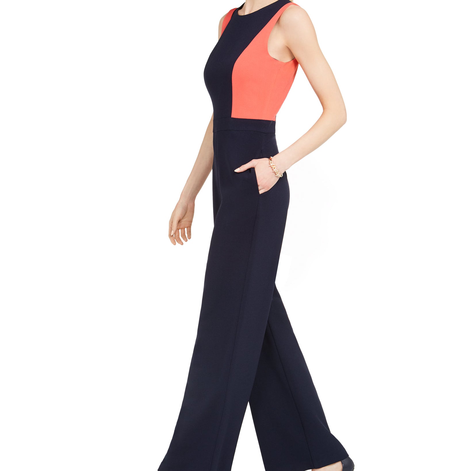 Vince Camuto Women Colorblocked Jumpsuit