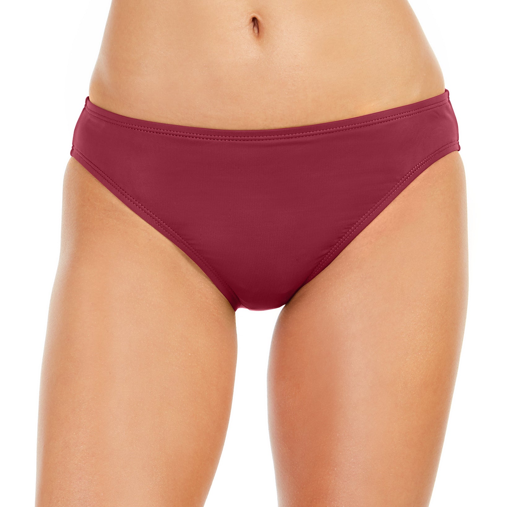 La Blanca Women Classic Bikini Bottoms Wine