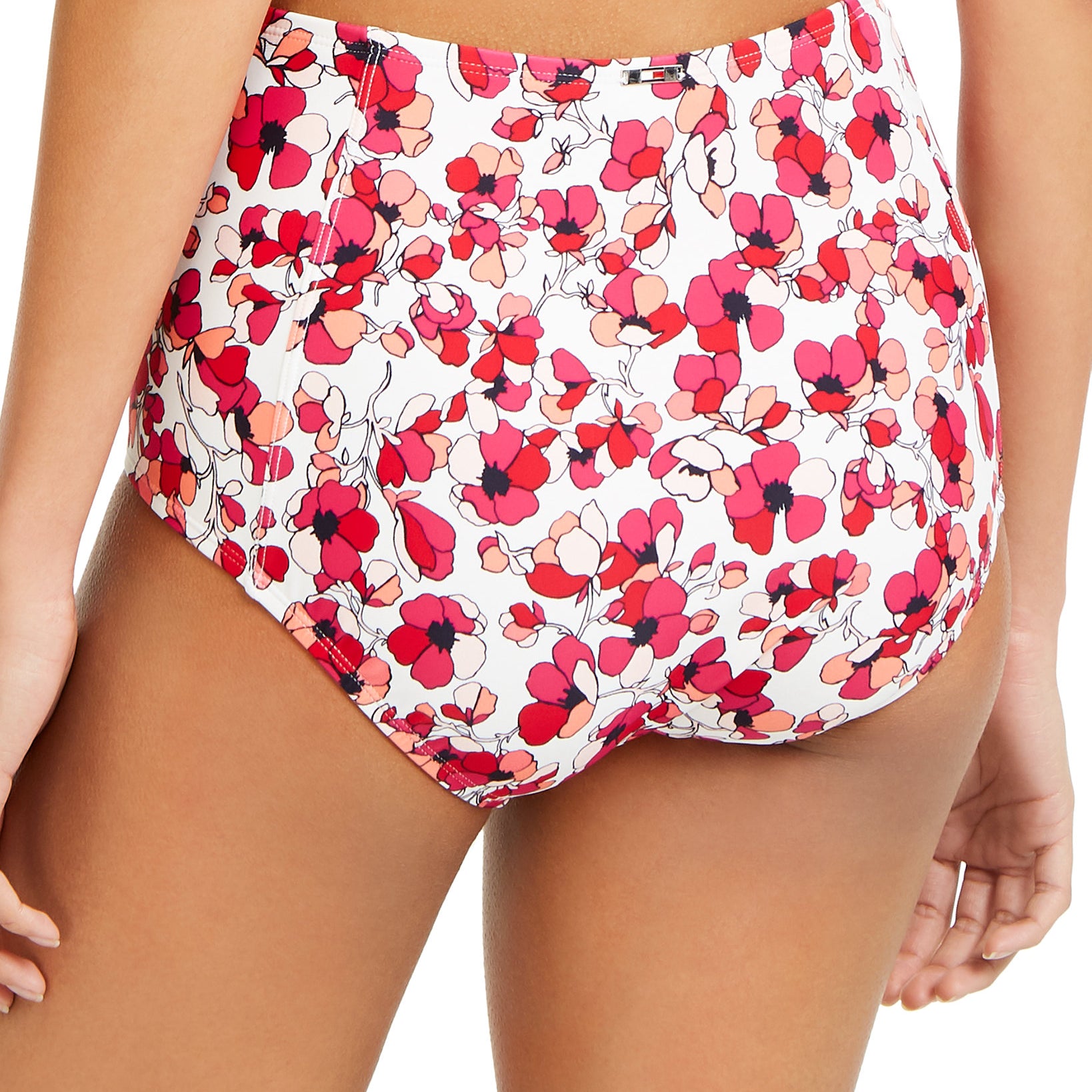 Tommy Hilfiger Women Floral High Waist Bikini Bottoms