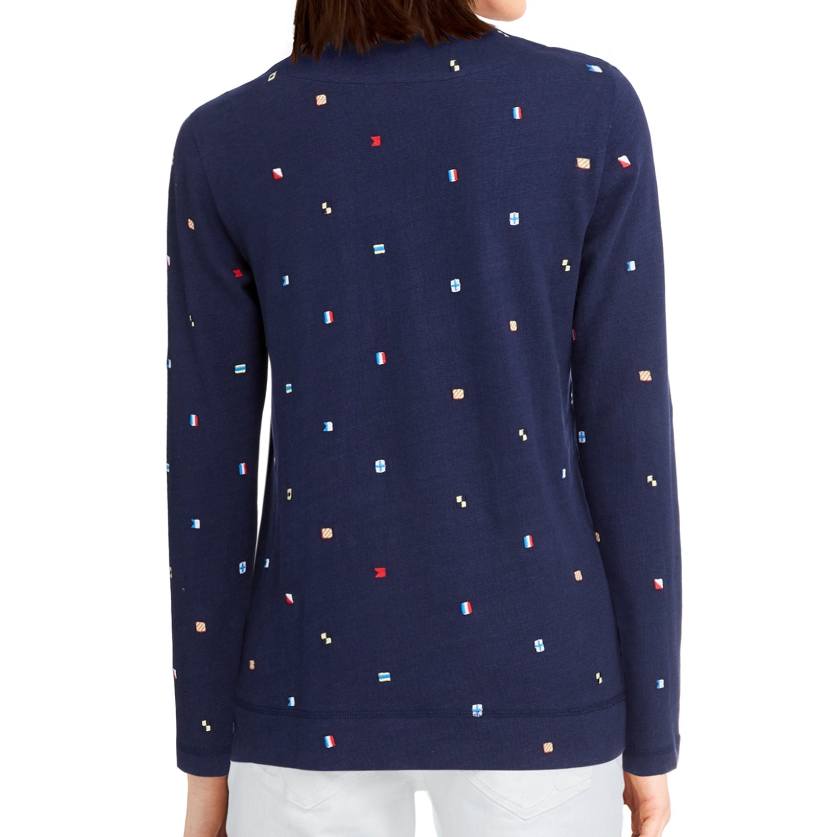 Charter Club Women Cotton Embroidered Top