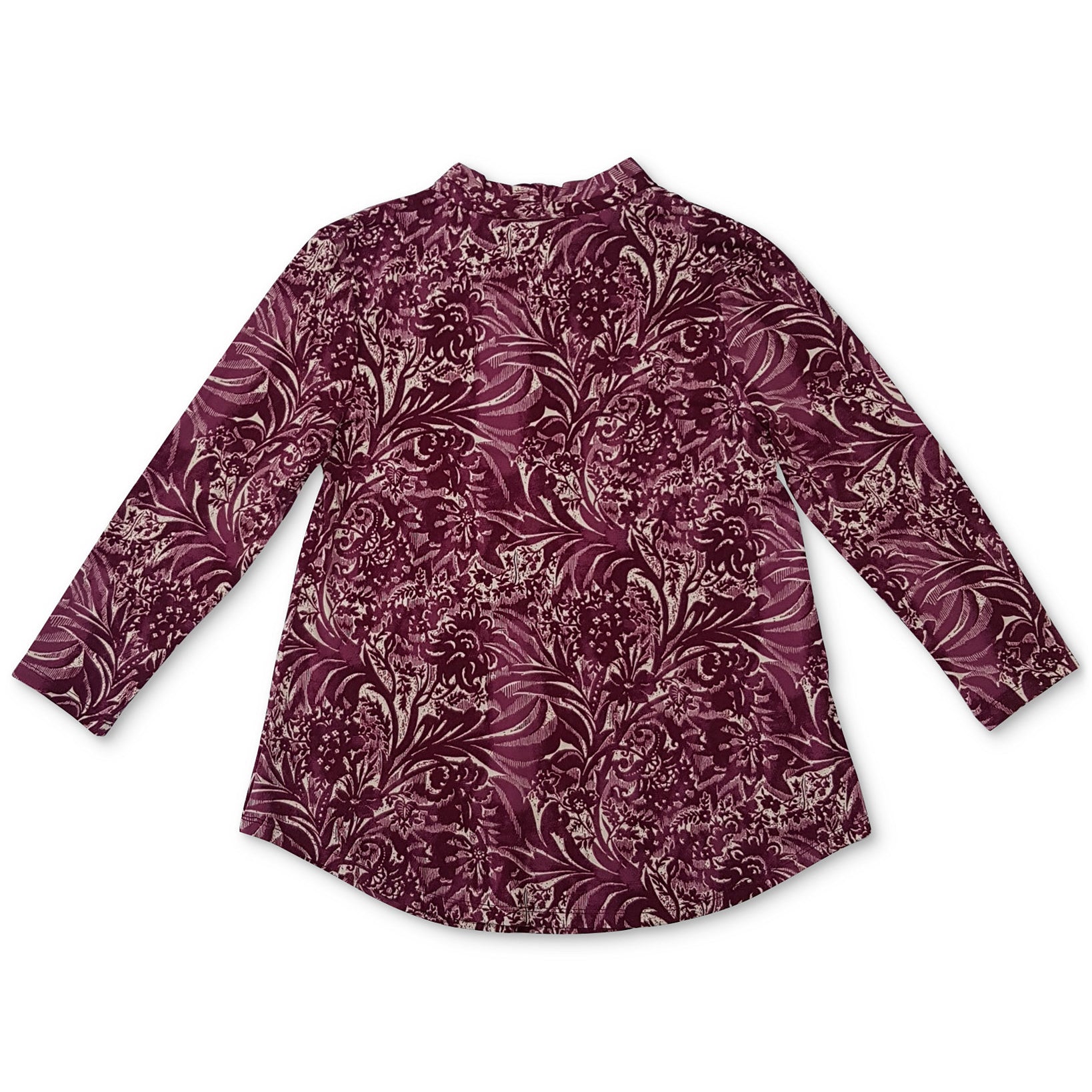 Charter Club Women V Neck Printed Top Harvest Wine Combo