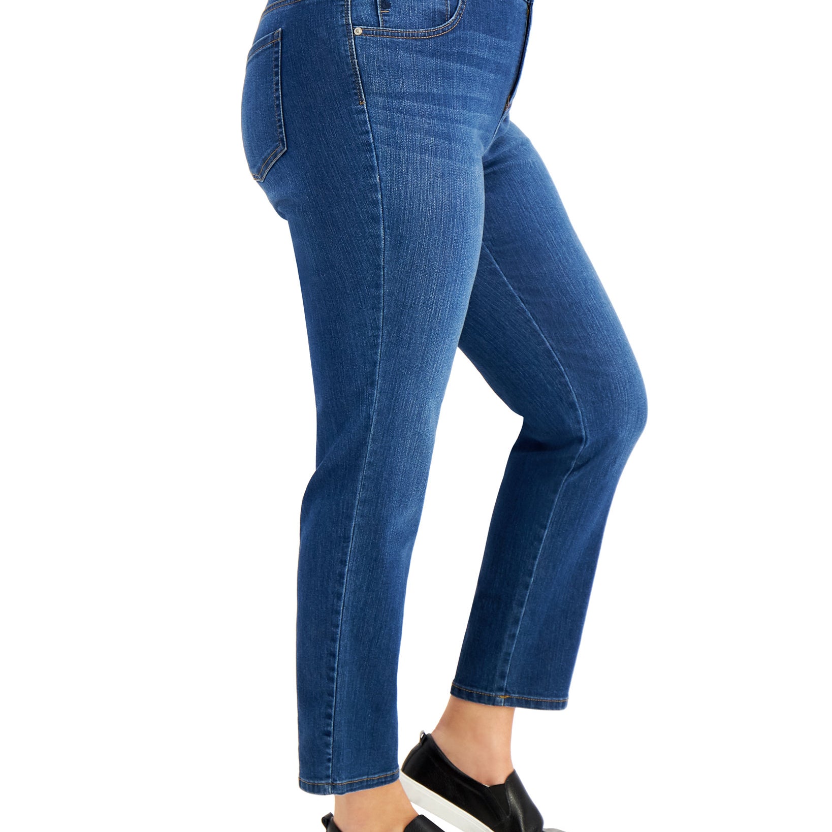 Style & Co Women Petite Short Length Straight Leg Jeans