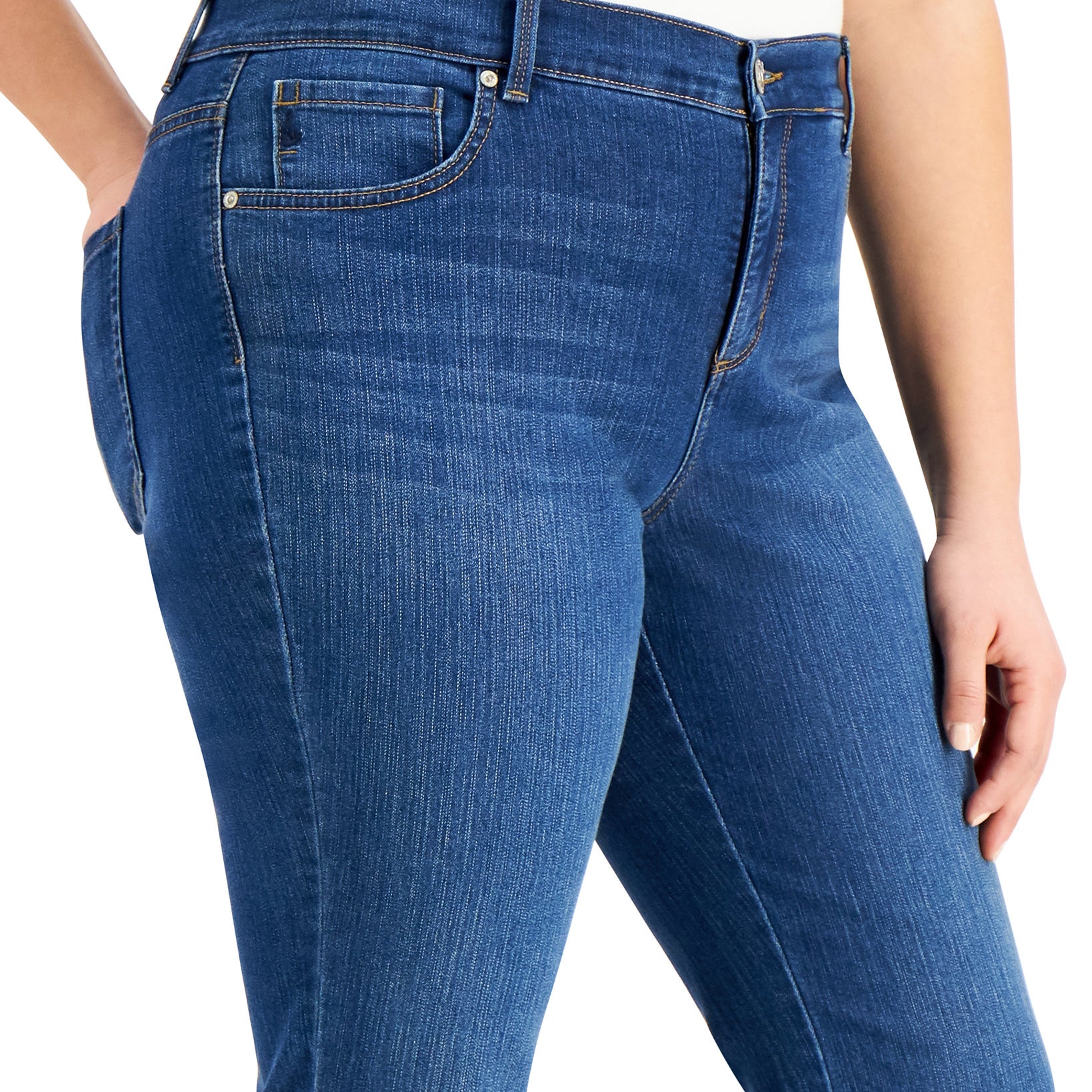 Style & Co Women Petite Short Length Straight Leg Jeans