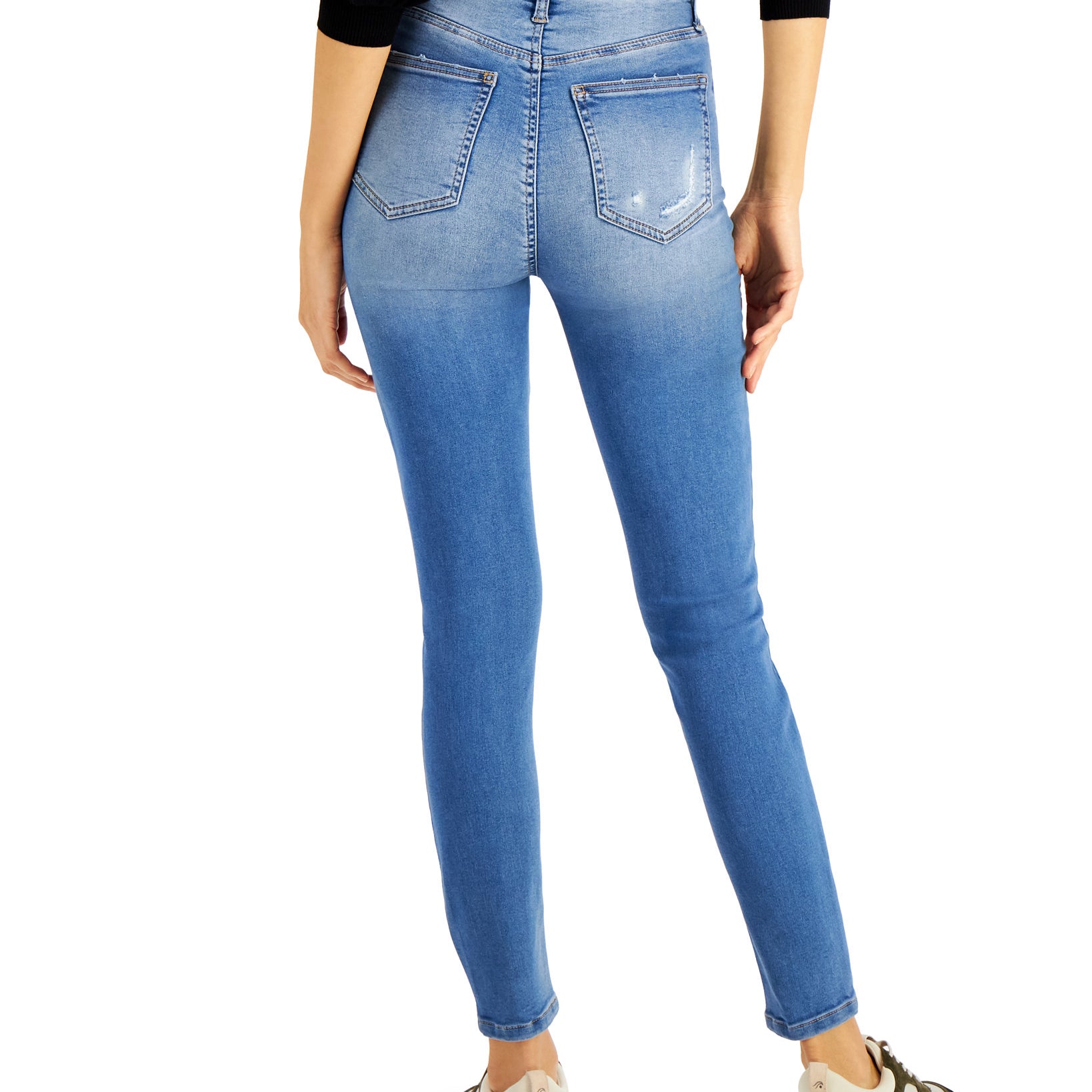 Celebrity Pink Womens Petite Ankle Skinny Jeans
