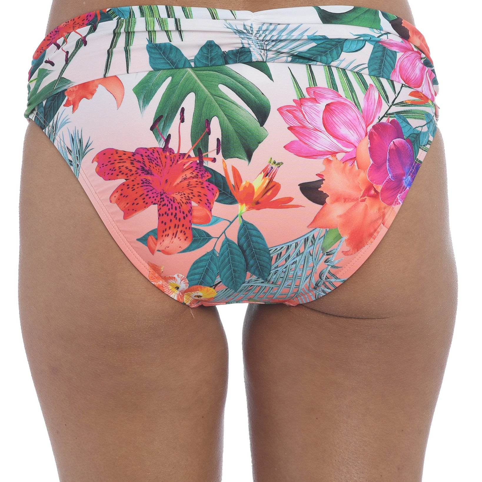 La Blanca Women Side Shirred Hipster Bottom