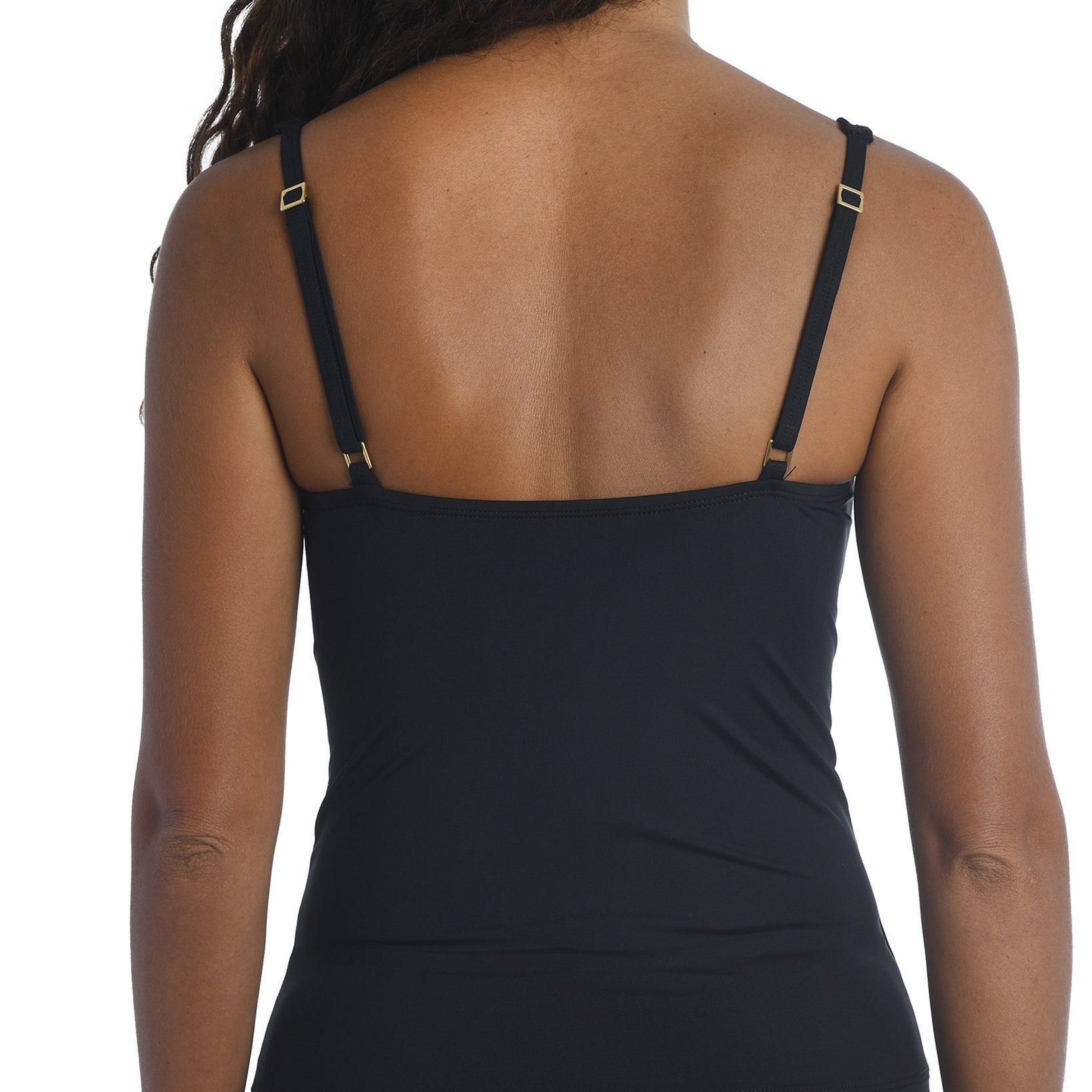 La Blanca Women Twisted Bandeau Tankini Top