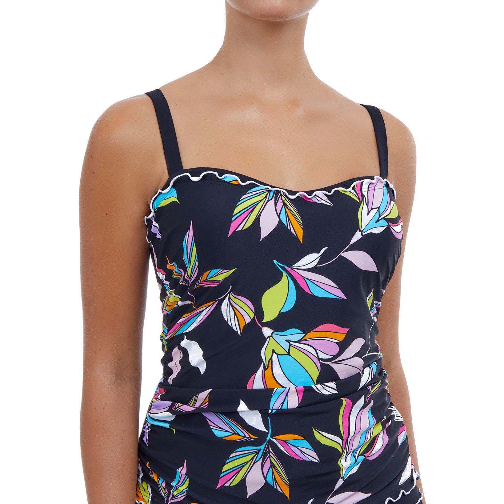 Profile by Gottex Women Monaco Printed D Cup Tankini Top Multi