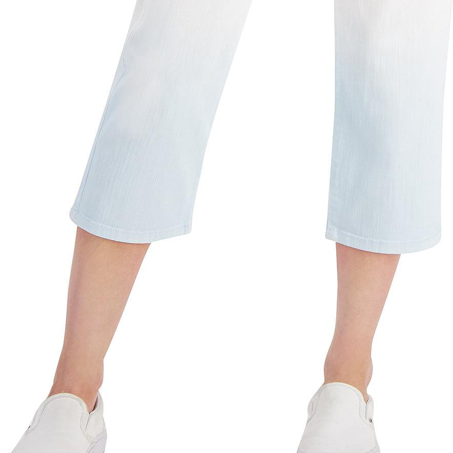 Style & Co Women Dip Dyed Curvy Fit Capri Jeans