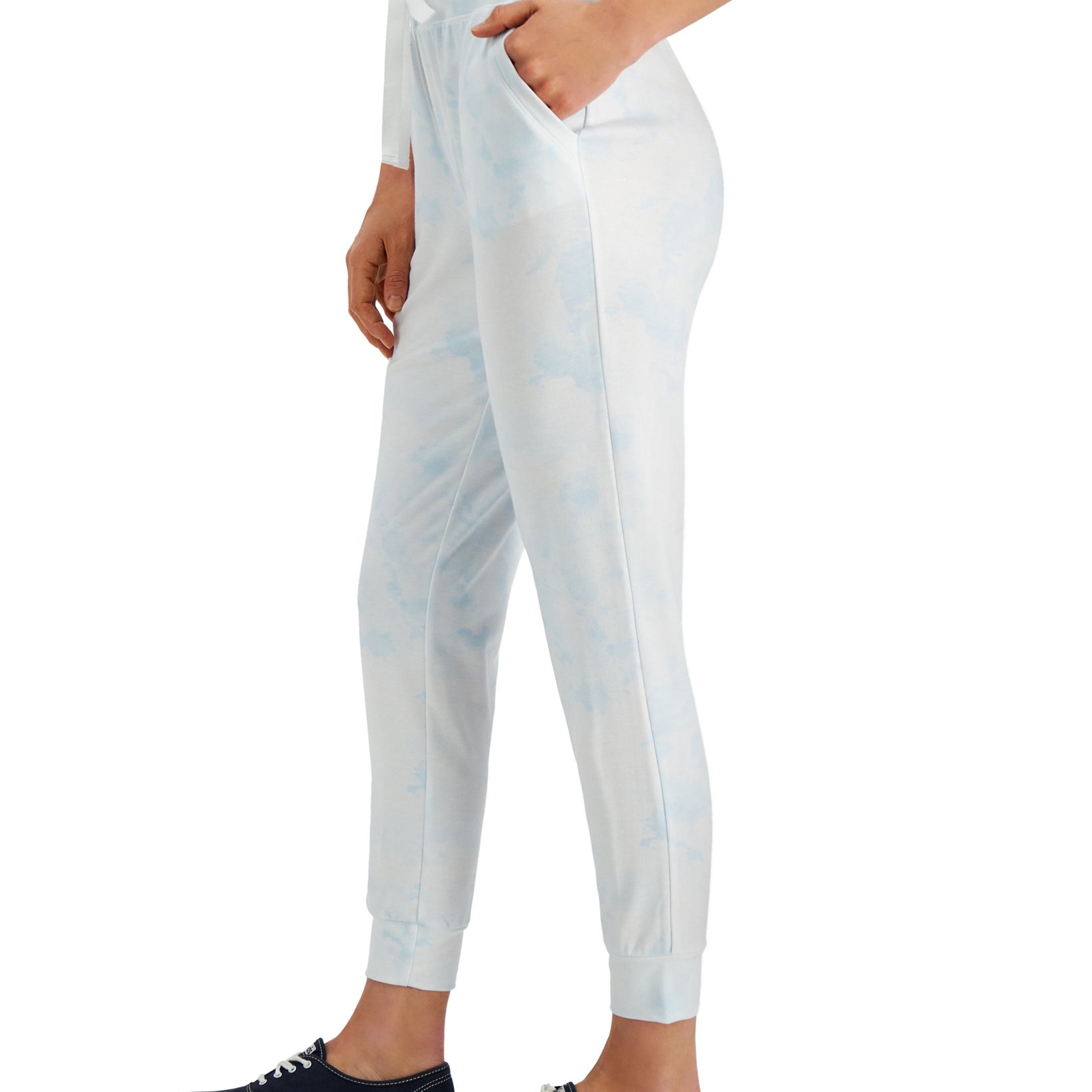 Style & Co Women Cloudy Tie Dye Jogger Pants