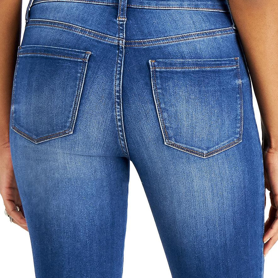 Celebrity Pink Women Curvy Mid Rise Distressed Skinny Jeans