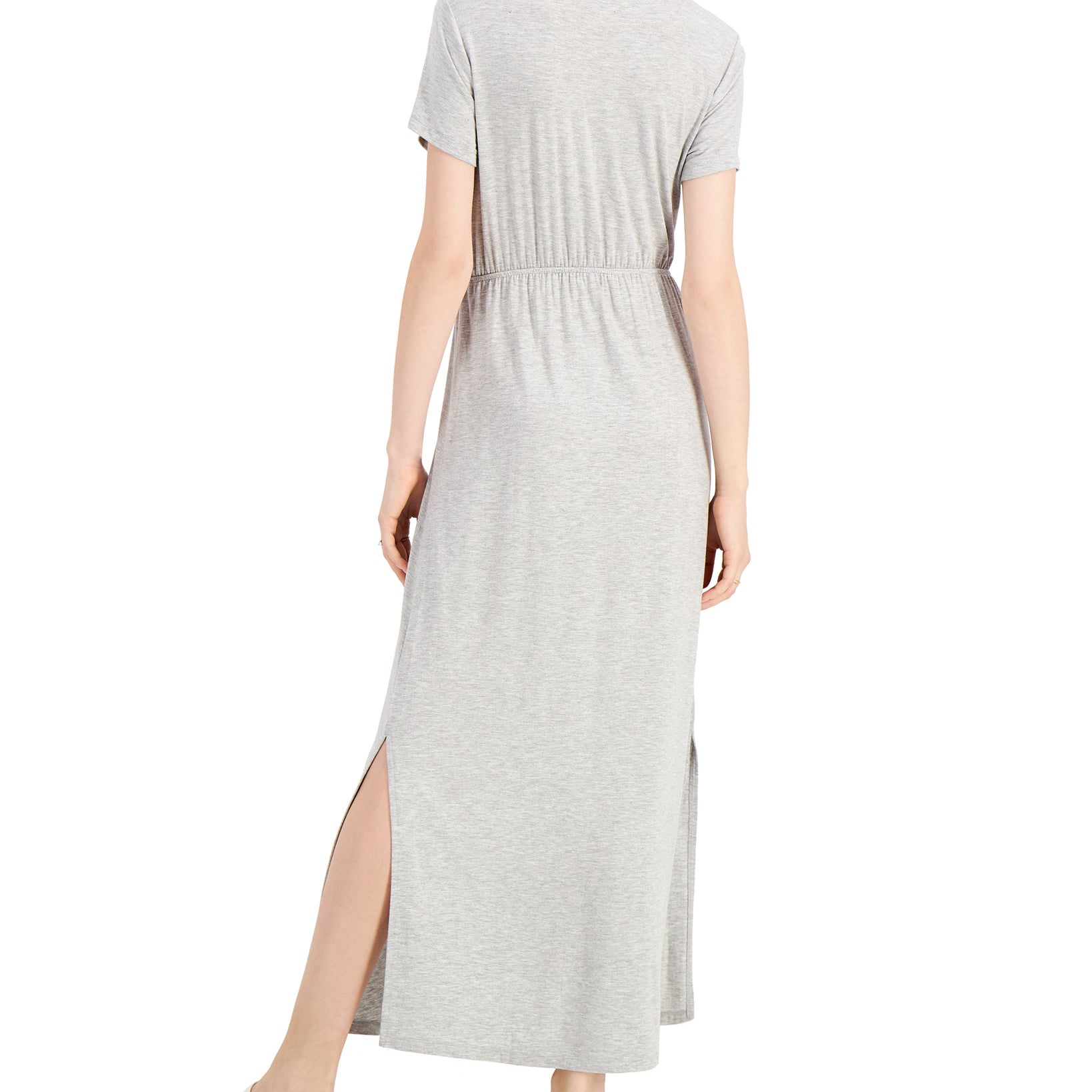 Style & Co Women Tie Waist Maxi Dress