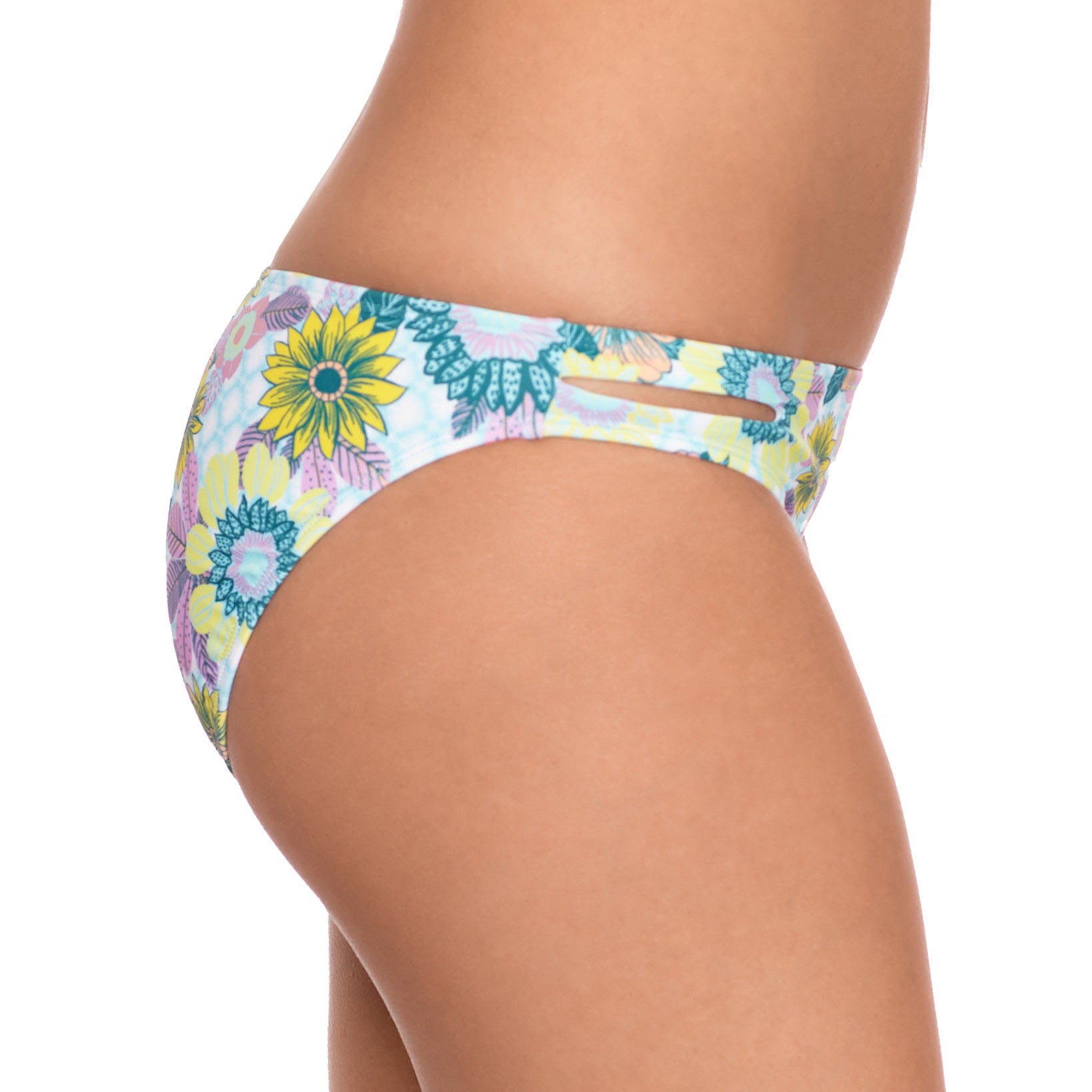 Salt + Cove Women Printed Cut Out Hipster Bikini Bottoms