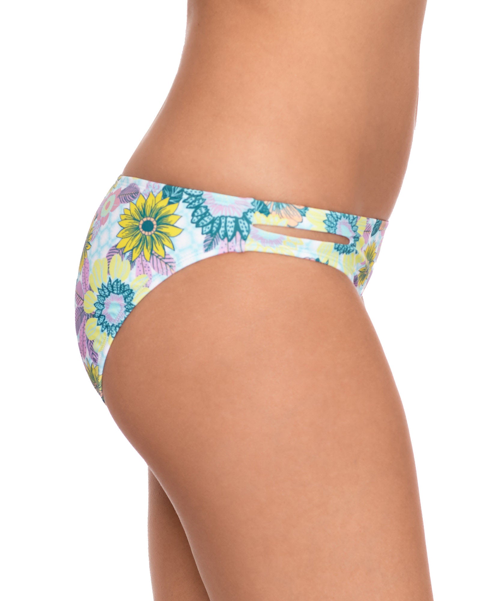 Salt + Cove Women Printed Cut Out Hipster Bikini Bottoms