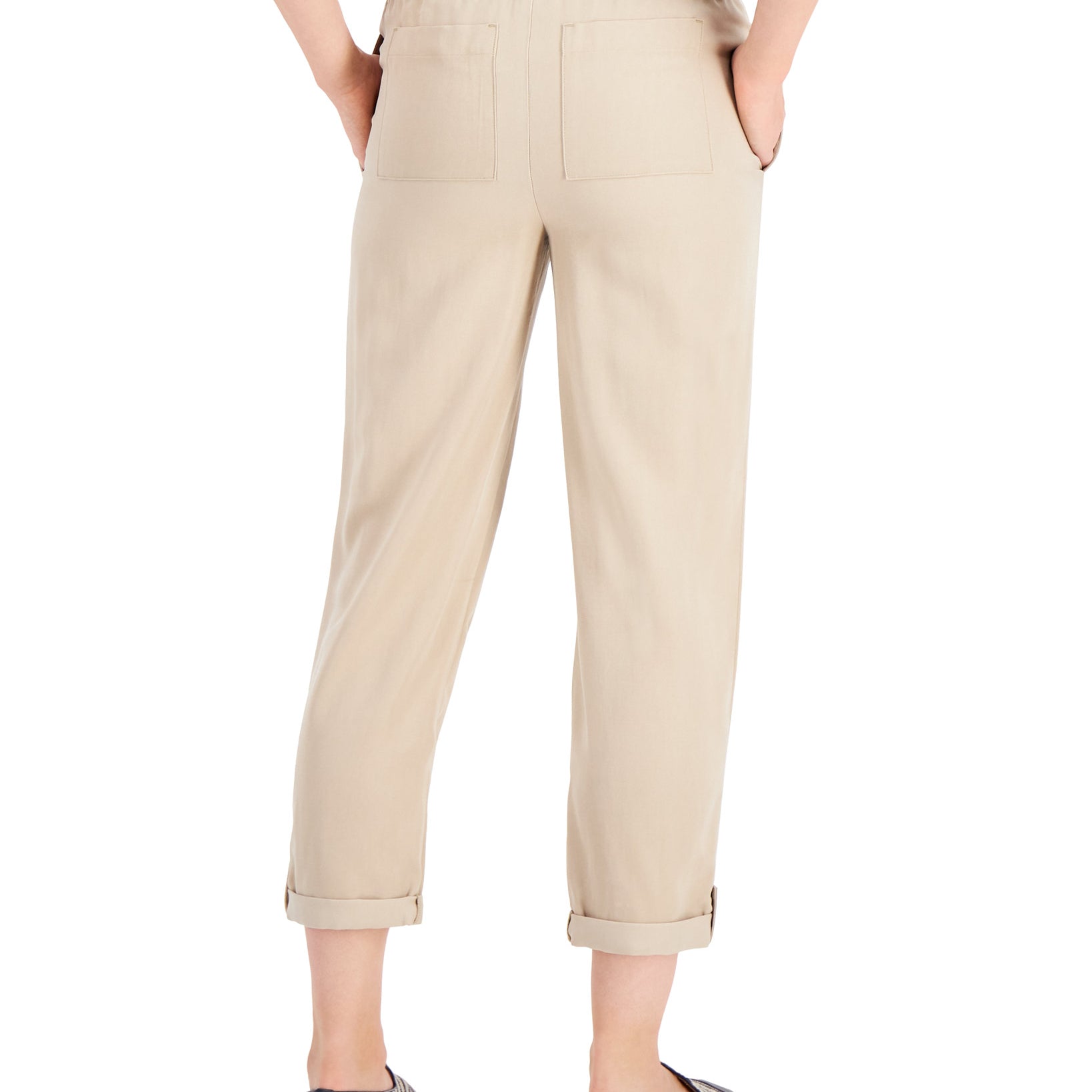 Charter Club Women Cropped Cuffed Pants
