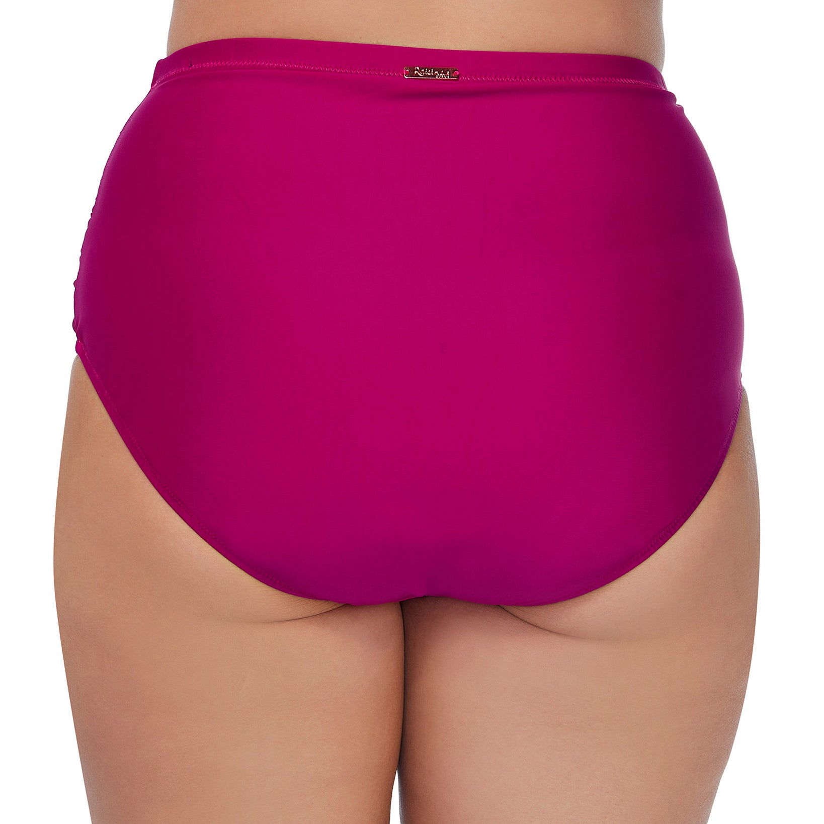 Raisins Curve Women Plus Trendy Solids Costa Swim Bottoms