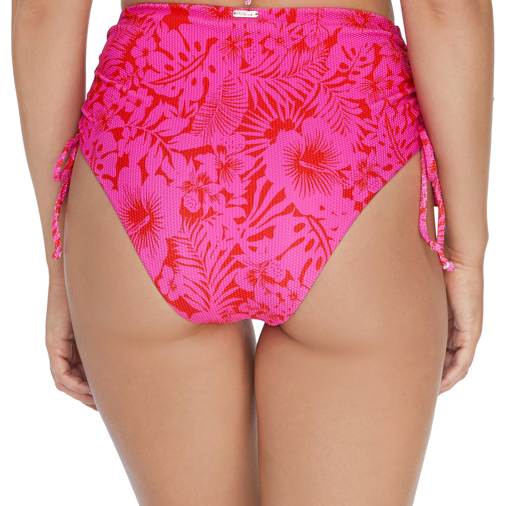 Raisins Women Making Waves Side Tie High Waist Bikini Bottoms