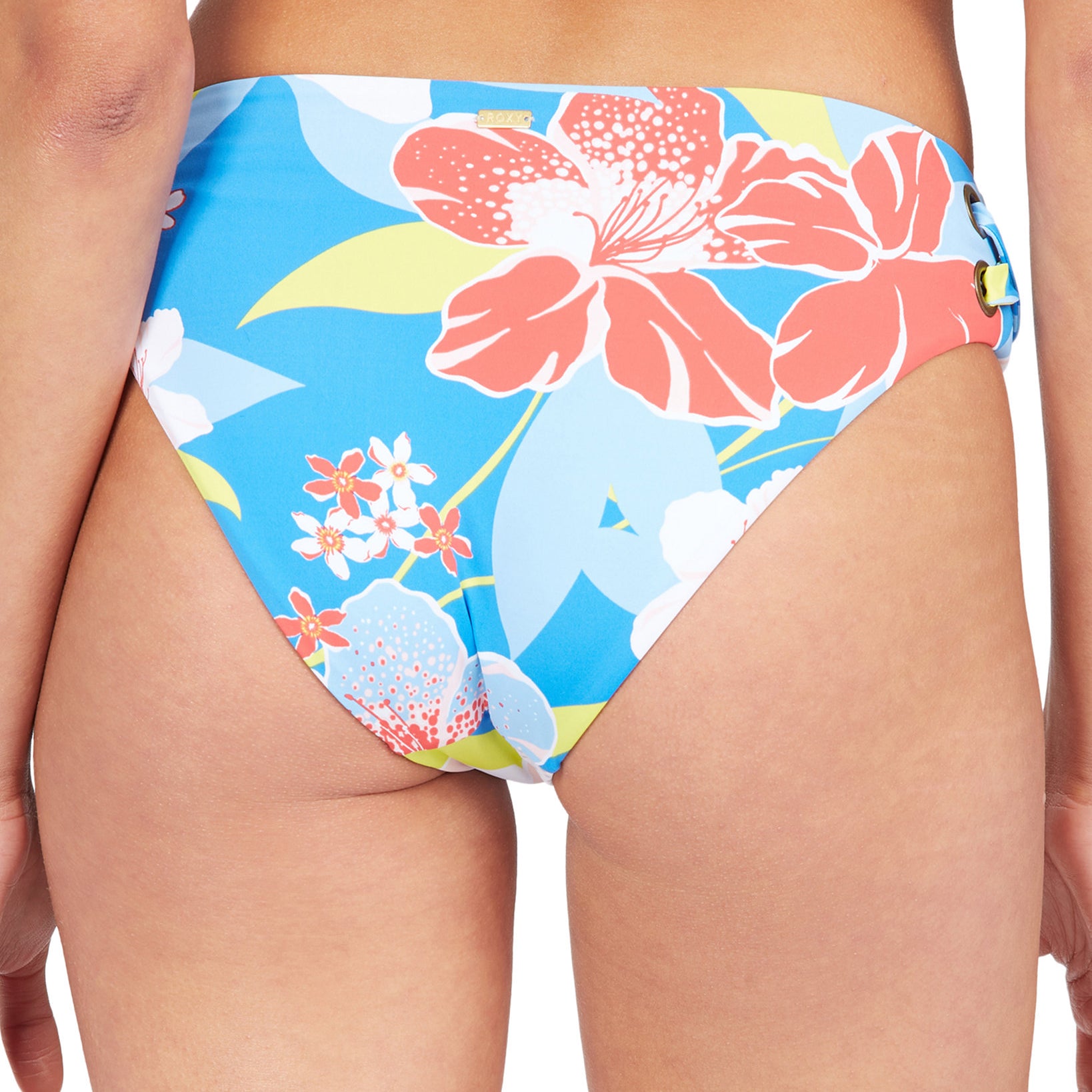 Roxy Women Printed She Just Shines Lace Up Bikini Bottoms