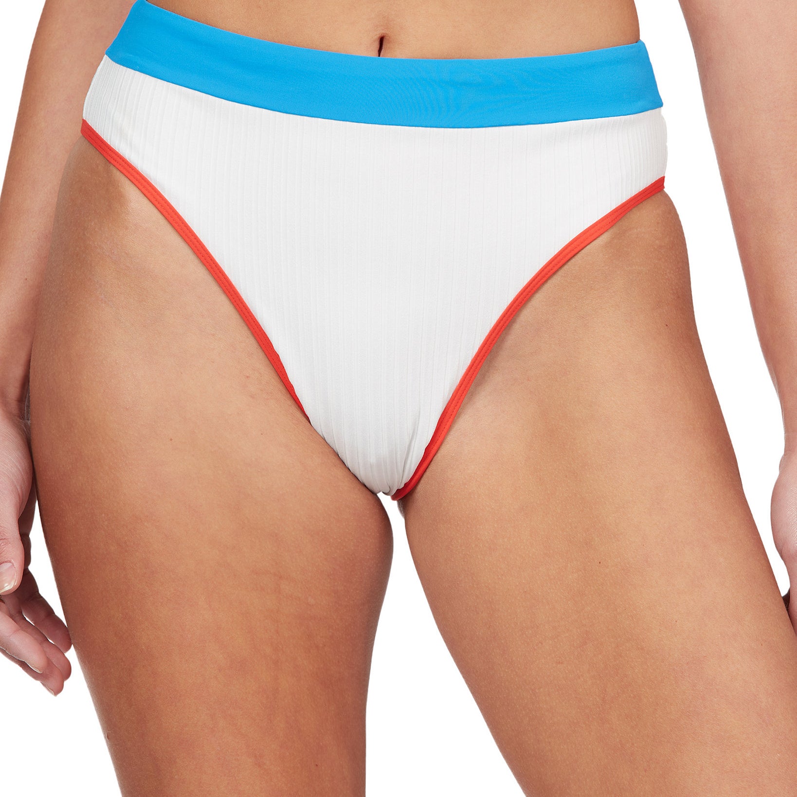 Roxy Women Printed Hello July Bikini Bottoms Bright White