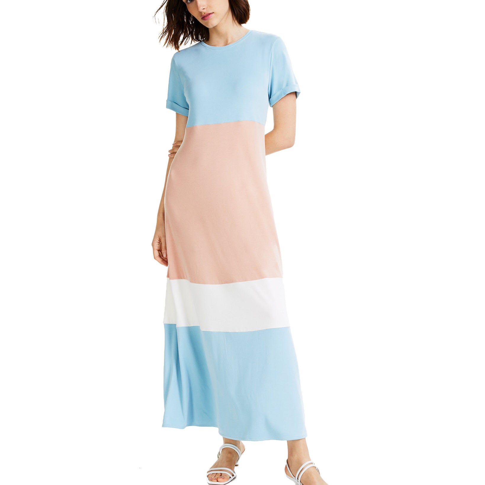 Alfani Women Colorblocked Dress Rain Shower