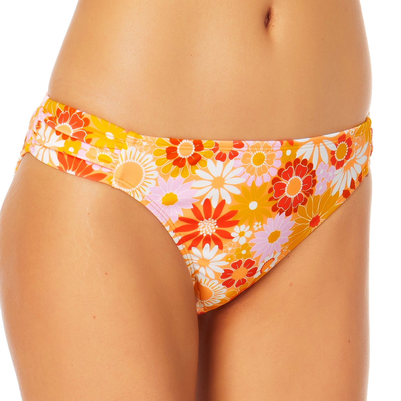 California Waves Women Side Tab Hipster Bikini Bottoms