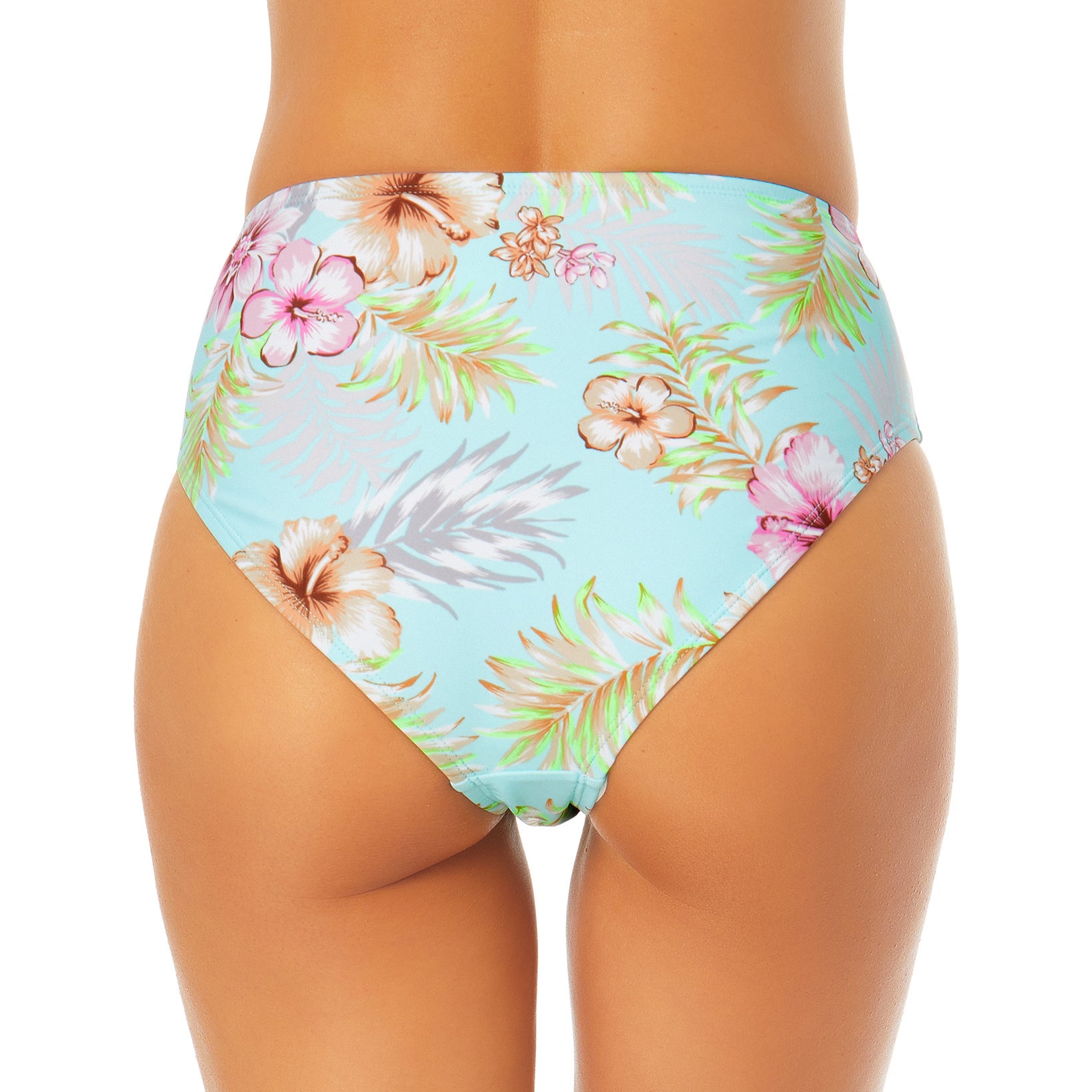 California Waves Women Mid Rise Bikini Bottoms