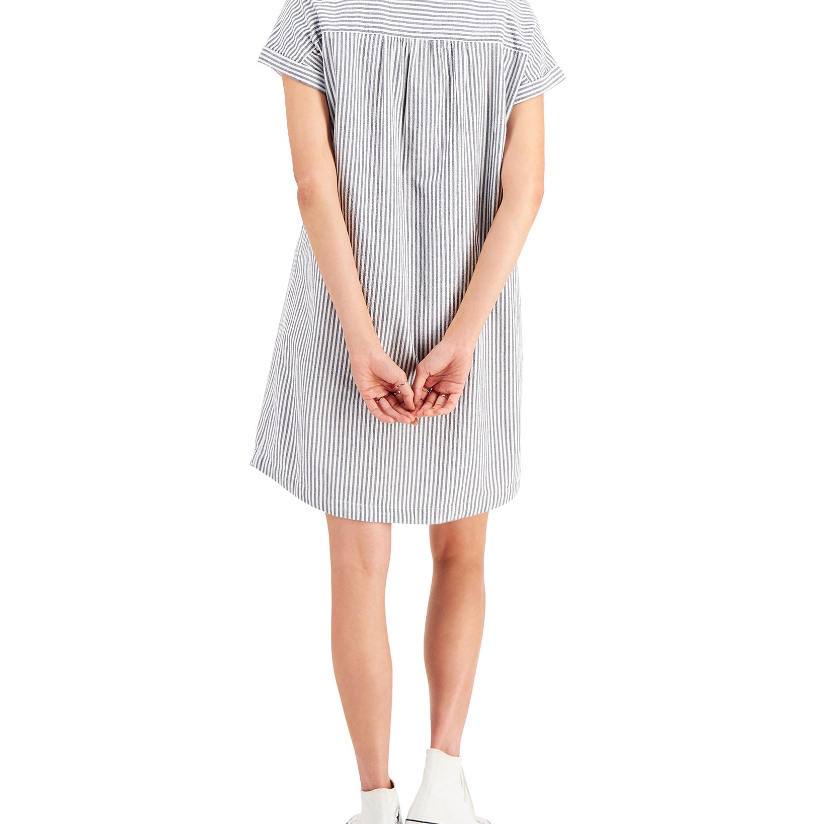 Style & Co Women Cotton Shirtdress