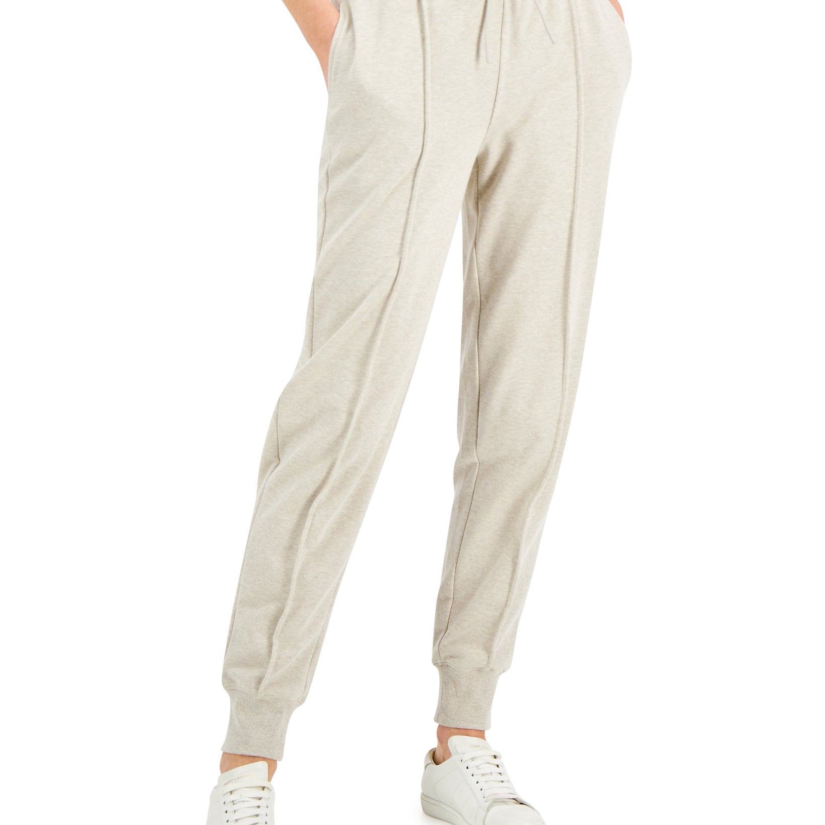 Charter Club Women French Terry Joggers Maple Heather