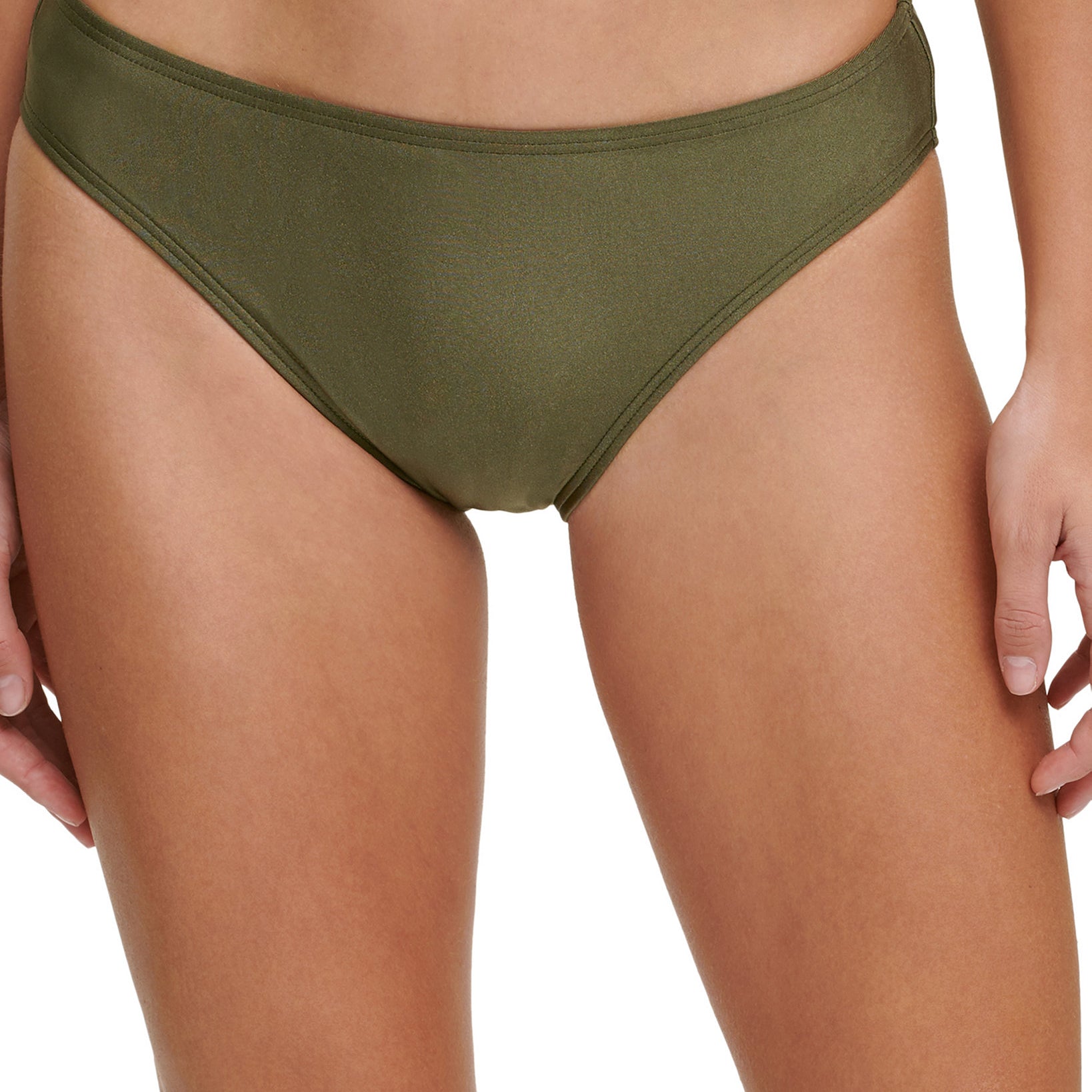 DKNY Women Classic Scoop Bikini Bottom Moss
