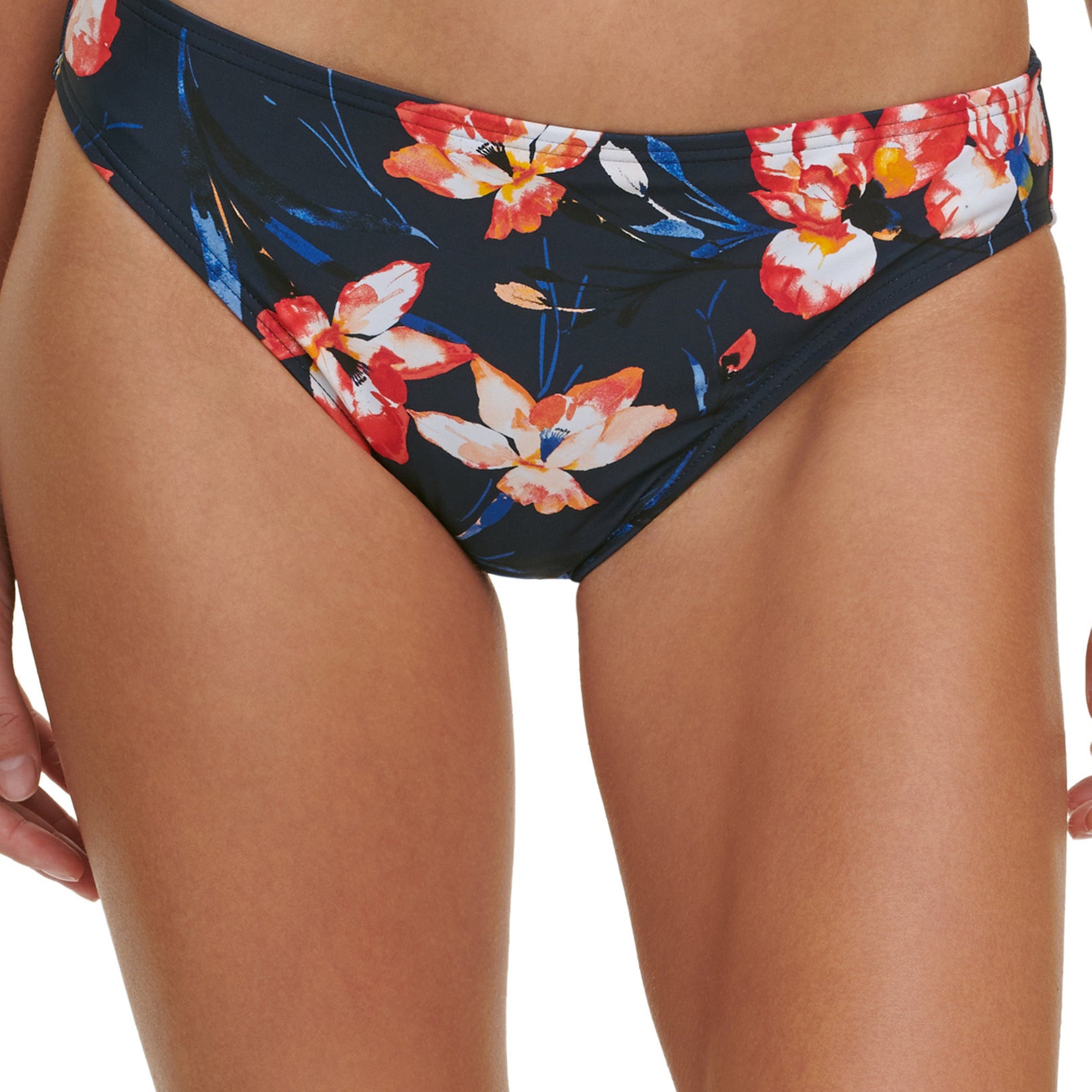 Tommy Hilfiger Women Floral Print Bikini Bottoms Navy