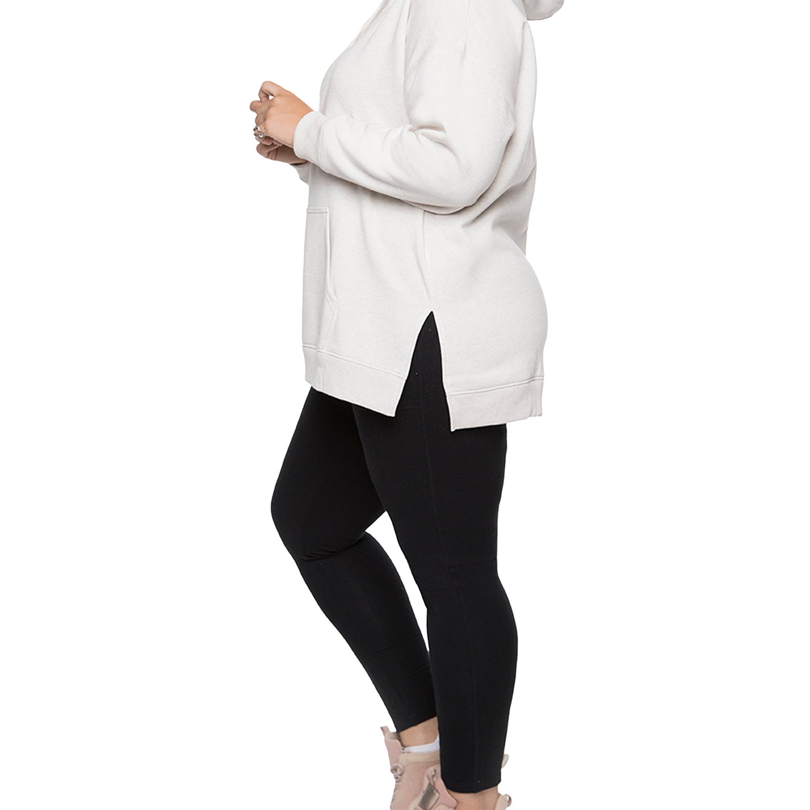 Black Tape Women Plus Trendy Oversized Hoodie