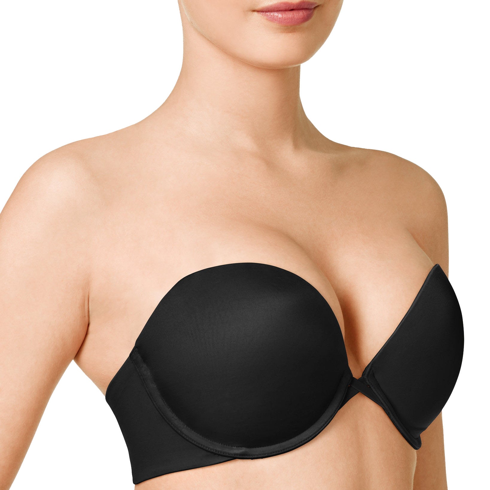 Wacoal Women Amazing Assets Strapless Push Up Bra Black