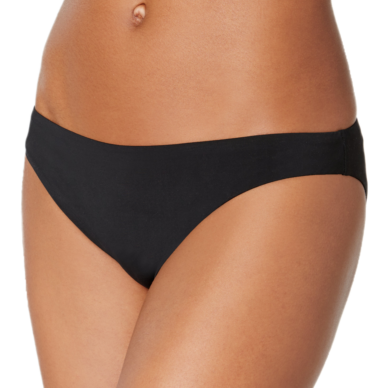 Bar III Women Cheeky Hipster Bikini Bottoms Black