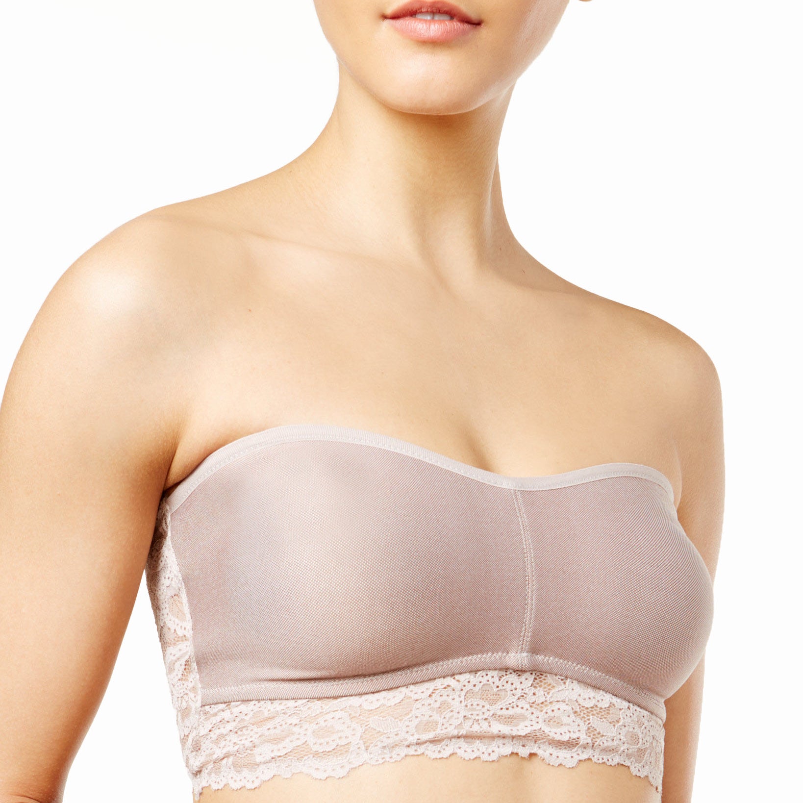 b.temptd Women b. Charming Sheer Lace Bandeau 910232 Antler