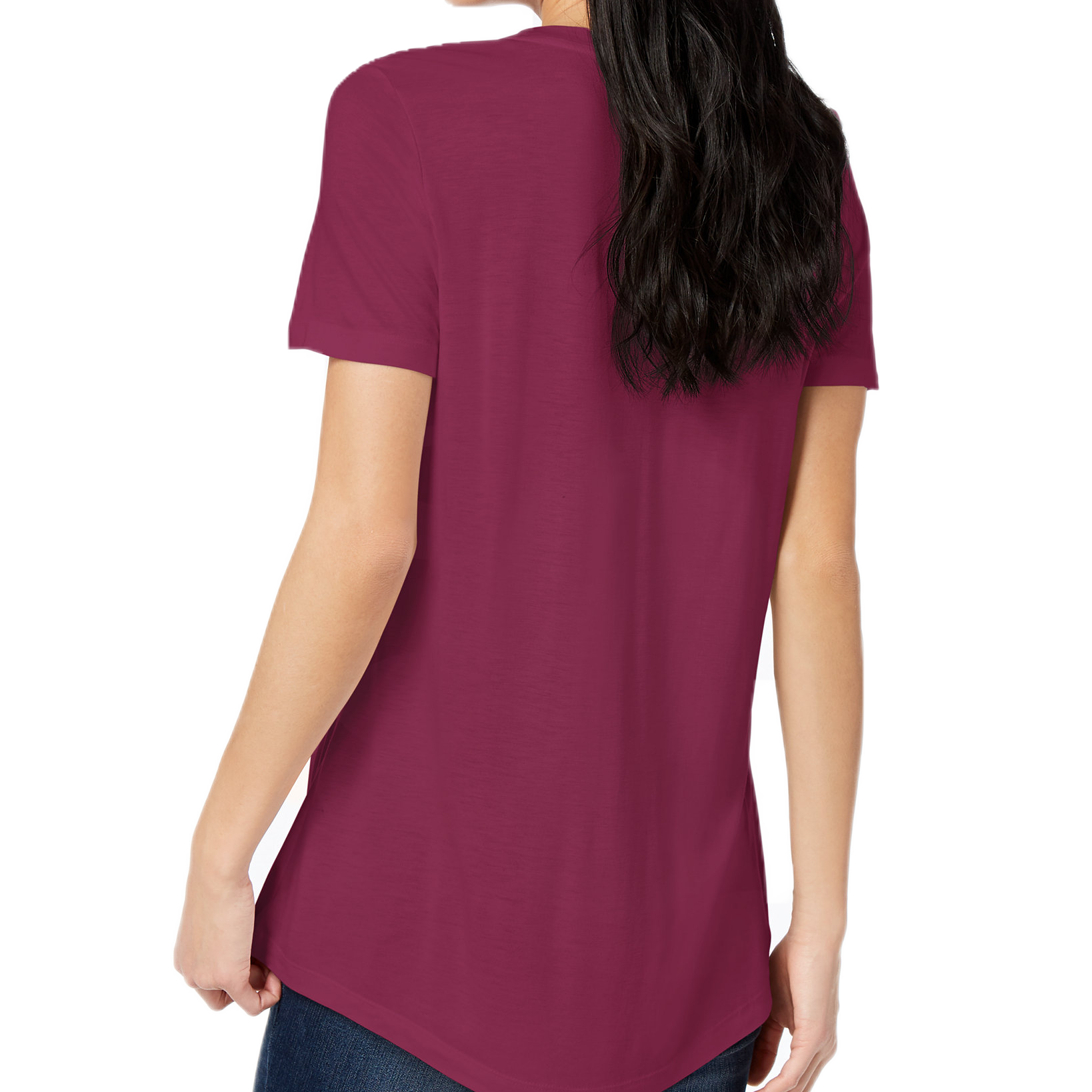 Maison Jules Women Scoop Neck T Shirt