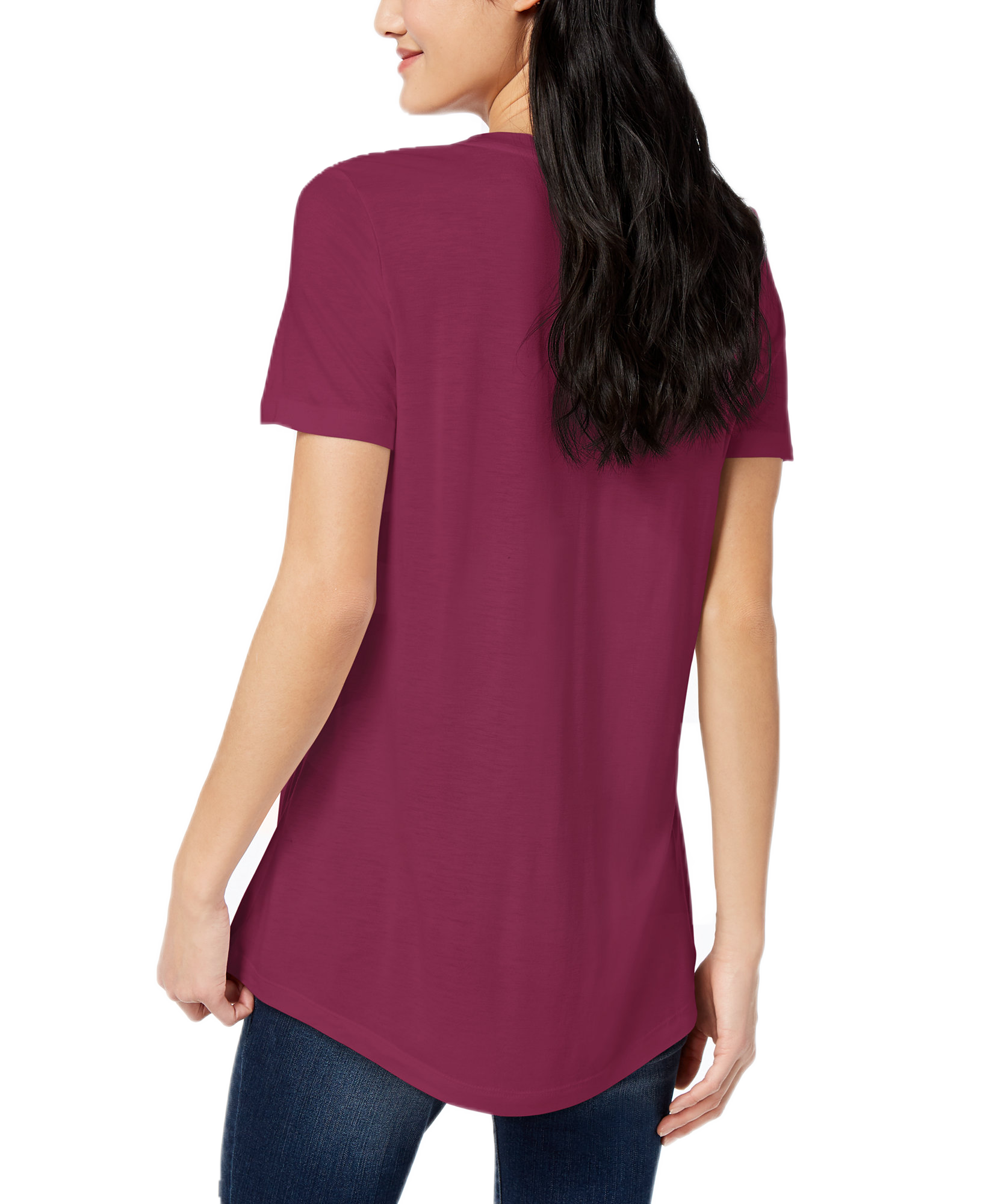 Maison Jules Women Scoop Neck T Shirt