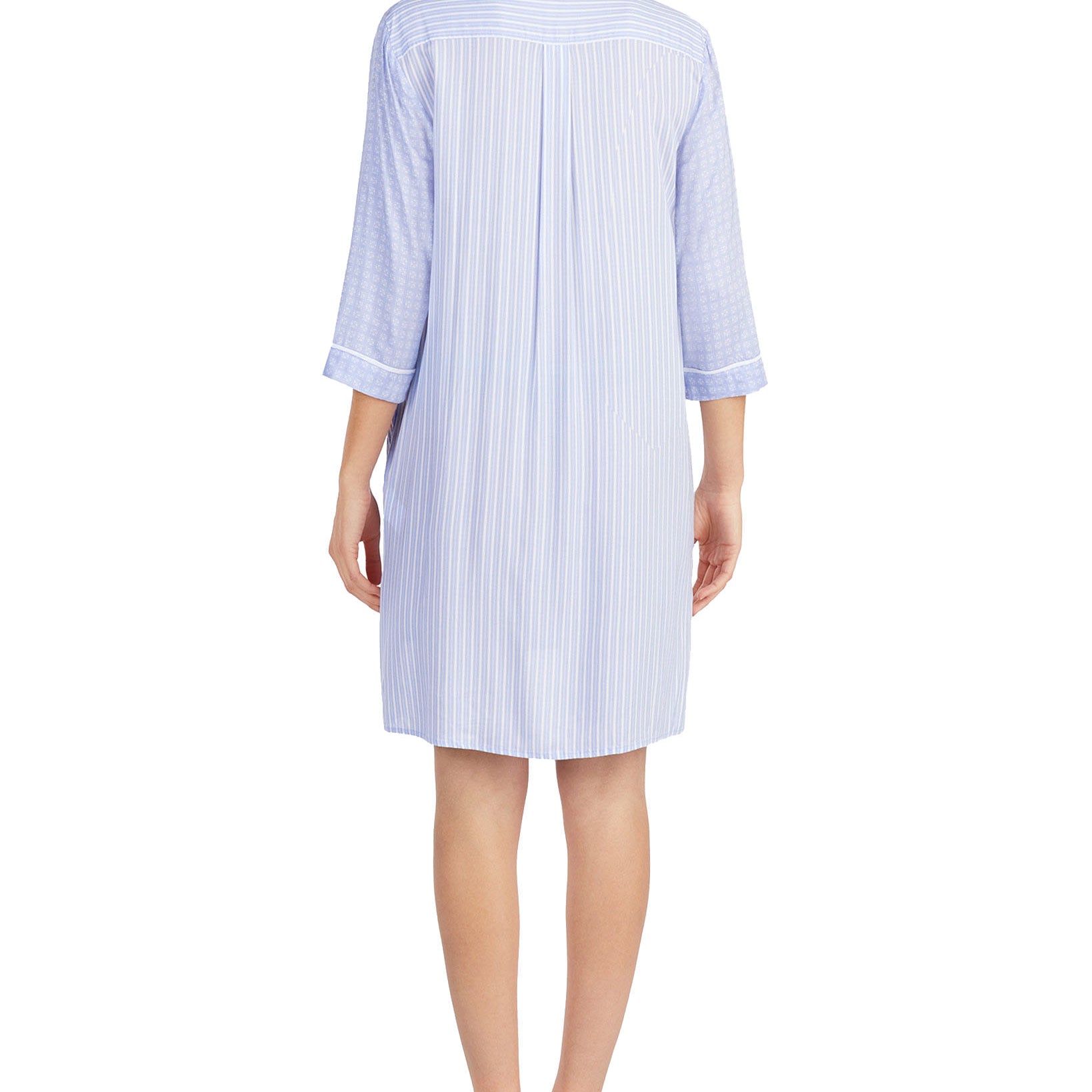 DKNY Women Contrast Print High Low Sleepshirt