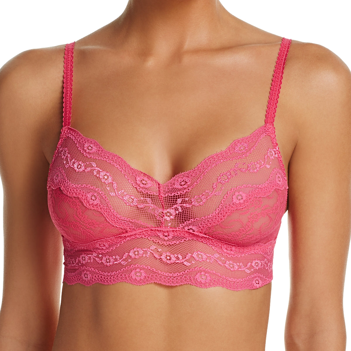 b.temptd Women Lace Kiss Bralette 910182 Pink Yarrow