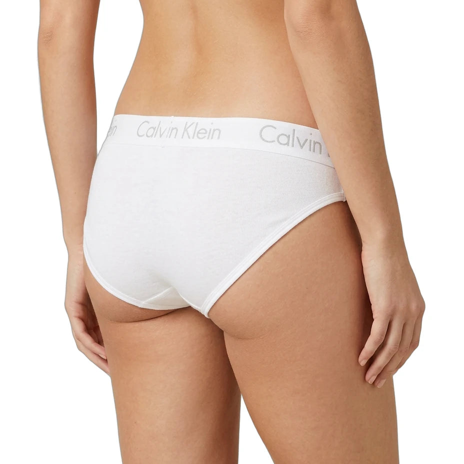 White Calvin Klein underwear on a white background